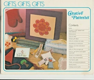 1977 SEWING PATTERNS BOOK Creative Patterns GIFTS GIFTS GIFTS - Picture 1 of 6