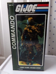 NEW 2009 Sideshow GI Joe SNAKE EYES COMMANDO 12" 1/6 Scale FromPersonalCollectr - Picture 1 of 15