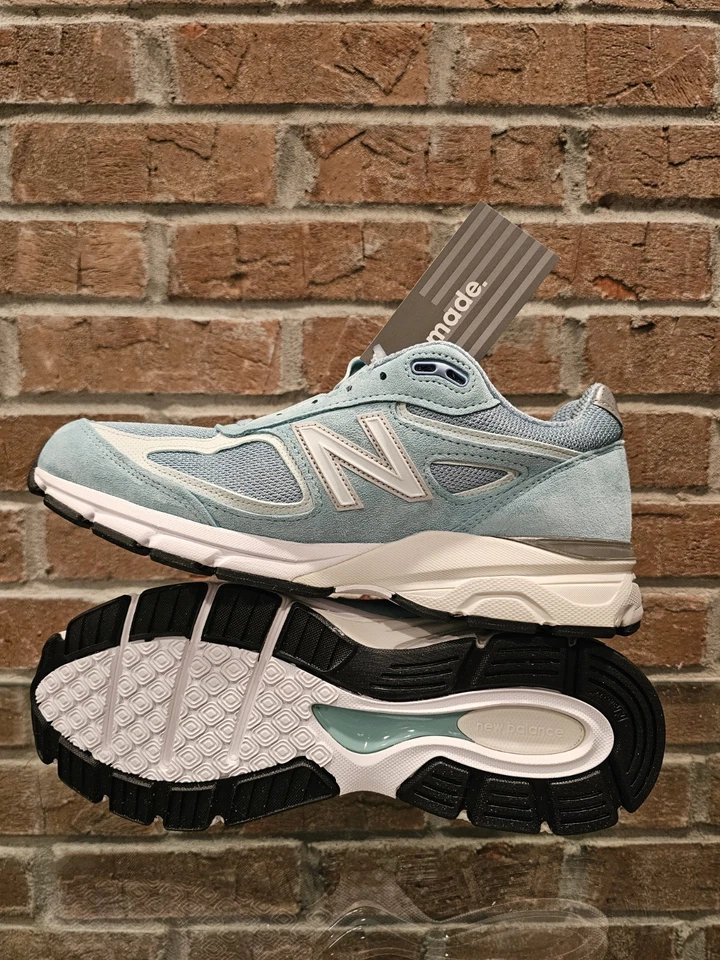 New Balance 990v4, Made In USA, Mineral Sage, Men's U.S Size 9.5, Brand New  - Image 1 of 4