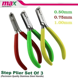 Dental Step Pliers Orthodontic Detailing Arch-wire Bending Forming 0.50 0.75 1mm - Picture 1 of 8