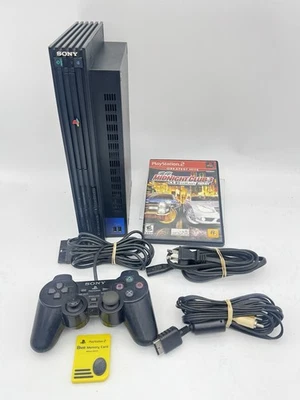 Sony PlayStation 2 PS2 Fat SCPH-50001 with Cords Controller Game Card Bundle - Image 1 of 4