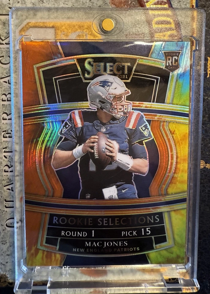 2021 Panini Select Rookie Selections Prizm Tie Dye Mac Jones /25 Ssp 49ers - Image 1 of 3