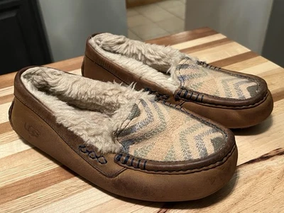 Женские мокасины Pendleton размер 6 UGG мокасины мокасины тапочки ацтекский узор 1010220 - Изображение 1 из 4