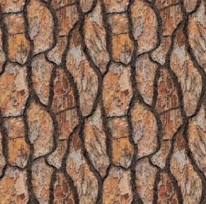 Blank Quilting Wilderness Song Brown Tree Bark Cotton Fabric by the Yard - Picture 1 of 2