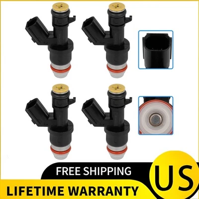 Juego de 4 inyectores de combustible para Honda Accord Civic CR-V 2008-2015 2,4 L 16450-R40-A01 Foto 1 de 4