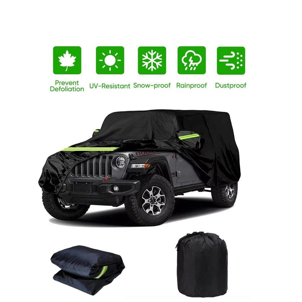 Fundas Coche Motor Trend Cobertor Para Jeep Wrangler De 2 Puertas - Protección Contra Otros Tipos De Clima Para SUV, A Prueba De Agua Funda Para Coche Exterior