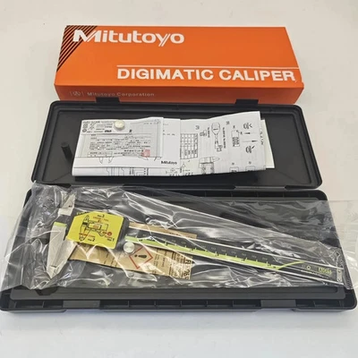 Mitutoyo 500-197-30 200mm/8" Absolute Digital Digimatic Vernier Caliper NEW - Image 1 of 4
