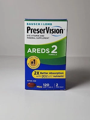 BB 2/2027 PreserVision Areds 2 Eye Vitamin and Mineral - 120 Softgels - Image 1 of 4