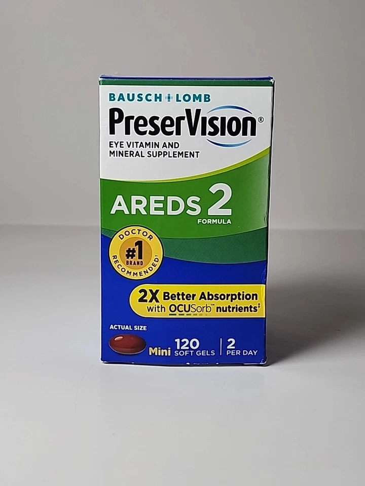 Bausch + Lomb AREDS 2 Mineral & Vitamin Softgel - 120 Count