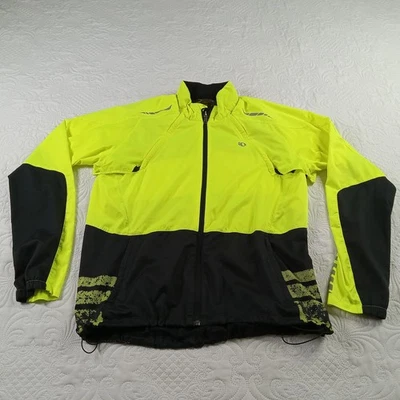 Pearl Izumi Cycling Barrier Elite Series Jacket Mens 2XL Neon Vented Flaws EUC - Image 1 of 4