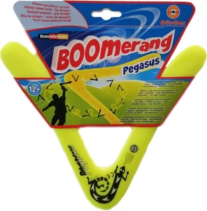 Paul Günther 1374-Boomerang Pegasus, Neon Gelb, Klassische Form, Circa 25 cm - Bild 1 von 2