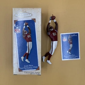 NFL San Francisco 49er Jerry Rice Hallmark Keepsake Ornament Handcrafted 2003 - Bild 1 von 6