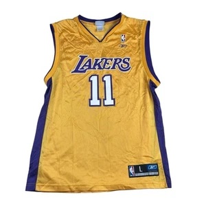 Karl Malone - Los Angeles Lakers #11 NBA Basketball Jersey (Reebok L) Men’s - Picture 1 of 7