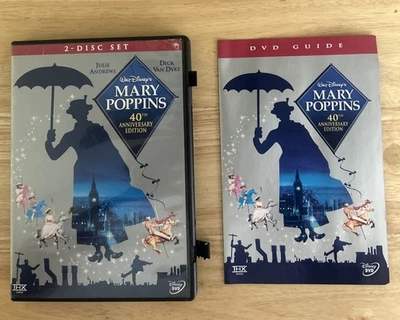 Mary Poppins (DVD, 2004, 2-Disc Set), Walt Disney's 40th Anniversary Edition - Image 1 of 4