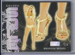 Tarjeta Benchwarmer Gold Golden Sole 2020 Brandie Moses 1/5 SKC - Imagen 1 de 2