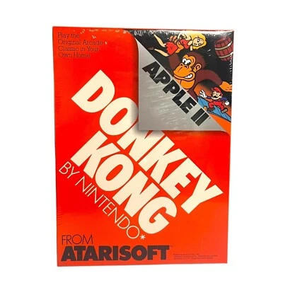 Donkey Kong de Atarisoft para Apple ll lle llc llgs juego de computadora NUEVO SELLADO Foto 1 de 4