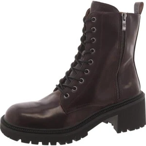 Steve Madden Womens Canny Brown Combat & Lace-Up Boots 7.5 Medium (B,M) 6212 - Picture 1 of 3