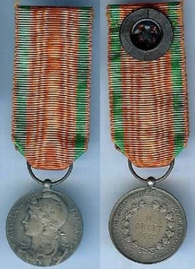 Médaille - Societe protection mutuelle voyageurs commerce argent 30 - Picture 1 of 1