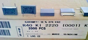 2000 Stück Folienkondensatoren Arcotronics 0,022uF 275V 10% RM15 - Picture 1 of 1
