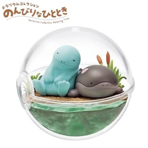 RE-MENT Pokemon Terrarium Collection Relaxing Time Mini Figure Quagsire Clodsire - Picture 1 of 11