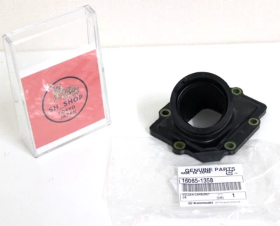 SOPORTE CARBURADOR KAWASAKI GENUINO NUEVO 1999 - 2002 KX250 KX 250 16065-1358 Foto 1 de 4