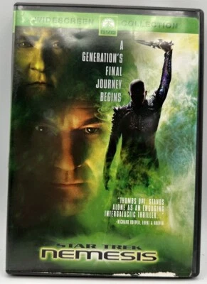 Star Trek Nemesis DVD Widescreen Patrick Stewart Jonathan Brent Spinner 2002 - Image 1 of 3