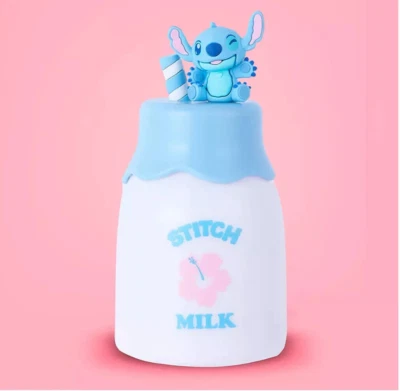 Figura jarra de leche Disney Stitch luz nocturna Lilo & Stitch lámpara de leche azul fresco Foto 1 de 4