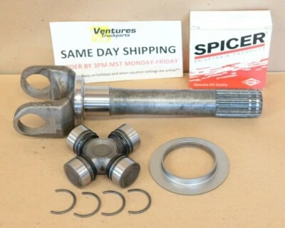 GMC Chevy Outer Axle Stub Shaft With U Joint And Slinger Dana 44 GM 10 Bolt OEM - Image 1 of 4