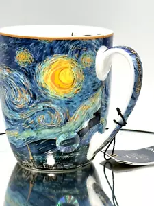 Porcelain Mug Collectible Van Gogh Starry Night Boxed Carmani Limited Edition - Picture 1 of 17