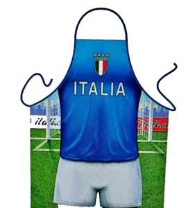 "Italia" (Soccer Team) - Kitchen Apron  Made in Italy - Picture 1 of 2