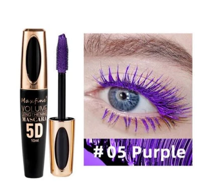 mascara 5 D Violet Volume Allongeant Longueur Maxfine - Immagine 1 di 4