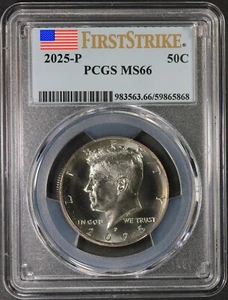 2025-P PCGS Kennedy Half Dollar MS66 Business First Strike MS-66 - Picture 1 of 3