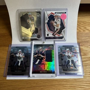 Mac Jones Illusions Highlight Swatches - 5 Card Lot - All Rookies - One Touch! - Picture 1 of 2