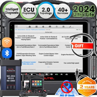 Autel MaxiCOM Ultra Lite MaxiSys MS908S MS919 Diagnostic Tool J2534 ECU Programmer - Image 1 of 4