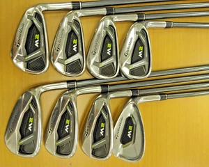Taylormade M2 2017 Iron Set #5-9,P,A,S (8Clubs) /Flex S Stiff REAX 88 HL Steel - Picture 1 of 8