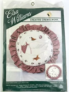 Kit de ganso esculpido Elsa Williams crepido creativo 13" redondo 00314 NUEVO - Imagen 1 de 8