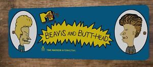 Beavis and Butthead 4x12 Metal Wall Sign Video Game Arcade Poster