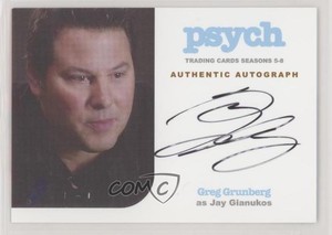 2015 Cryptozoic Psych Seasons 5-8 Greg Grunberg Jay Gianukos as #GG Auto 0tw4