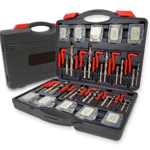 261PC Thread Repair Kit HSS Drill Helicoil Repair Kit SAE&Metric 1/4" 5/16" 3/8 - Picture 1 of 9