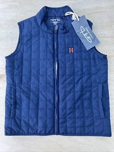 Garb Toddler Puffer Vest Navy Blue Size 5T  Quilted Boys Unisex Girls Orange H - Picture 1 of 16