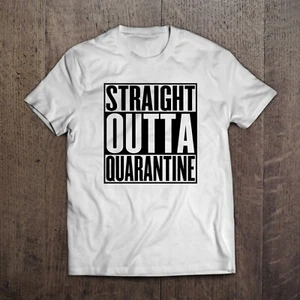 Camiseta STRAIGHT OUTTA CUARENTENTINE para hombre y mujer (envío gratuito) - Imagen 1 de 1