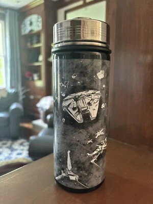 Pottery Barn School Disney STAR WARS space boy LARGE WATER BOTTLE hans droid  h - Image 1 of 4