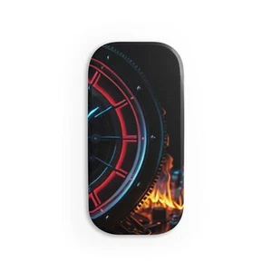 Poignée de téléphone élégante, couverture de flamme de finition quart de source, accessoire de téléphone - Photo 1 sur 5