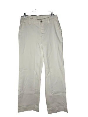 Denim & Co Easy Stretch Denim Wide-Leg Trouser A275441 White Size 8 New - Image 1 of 4