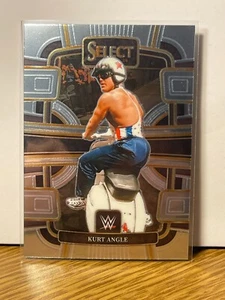 2024 Panini Select WWE Kurt Angle Silver Prizm Concourse - Picture 1 of 2