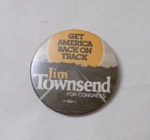 Jim Townsend para el Congreso, botón de campaña, 2 1/4" (CS-7) - Imagen 1 de 2