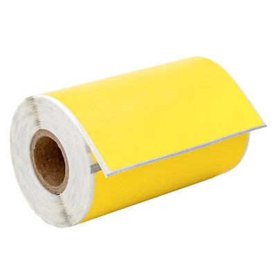 3"x2" Direct Thermal YELLOW Labels Mobile, 0.75" Core 210 labels per 1 Roll - Image 1 of 4