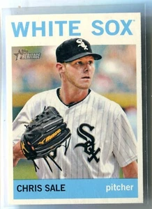 Topps Heritage Chris Sale High Number SP 2013 impresión corta #455 White Sox - Imagen 1 de 1