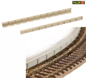 FALLER 120205 Flexible Bahnsteigkanten, 1440 x 8 x 13 mm, H0, Bausatz, Neu, OVP - Bild 1 von 3