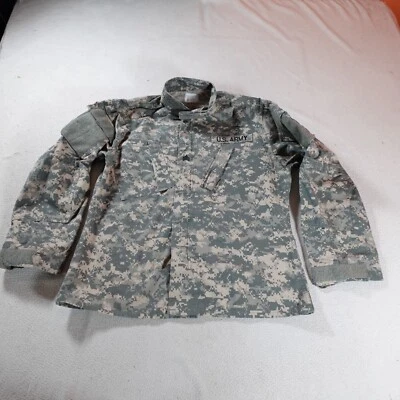 US Army Jacket Mens Medium Field Coat Military Green Digital Camo Airsoft Combat - Image 1 of 4
